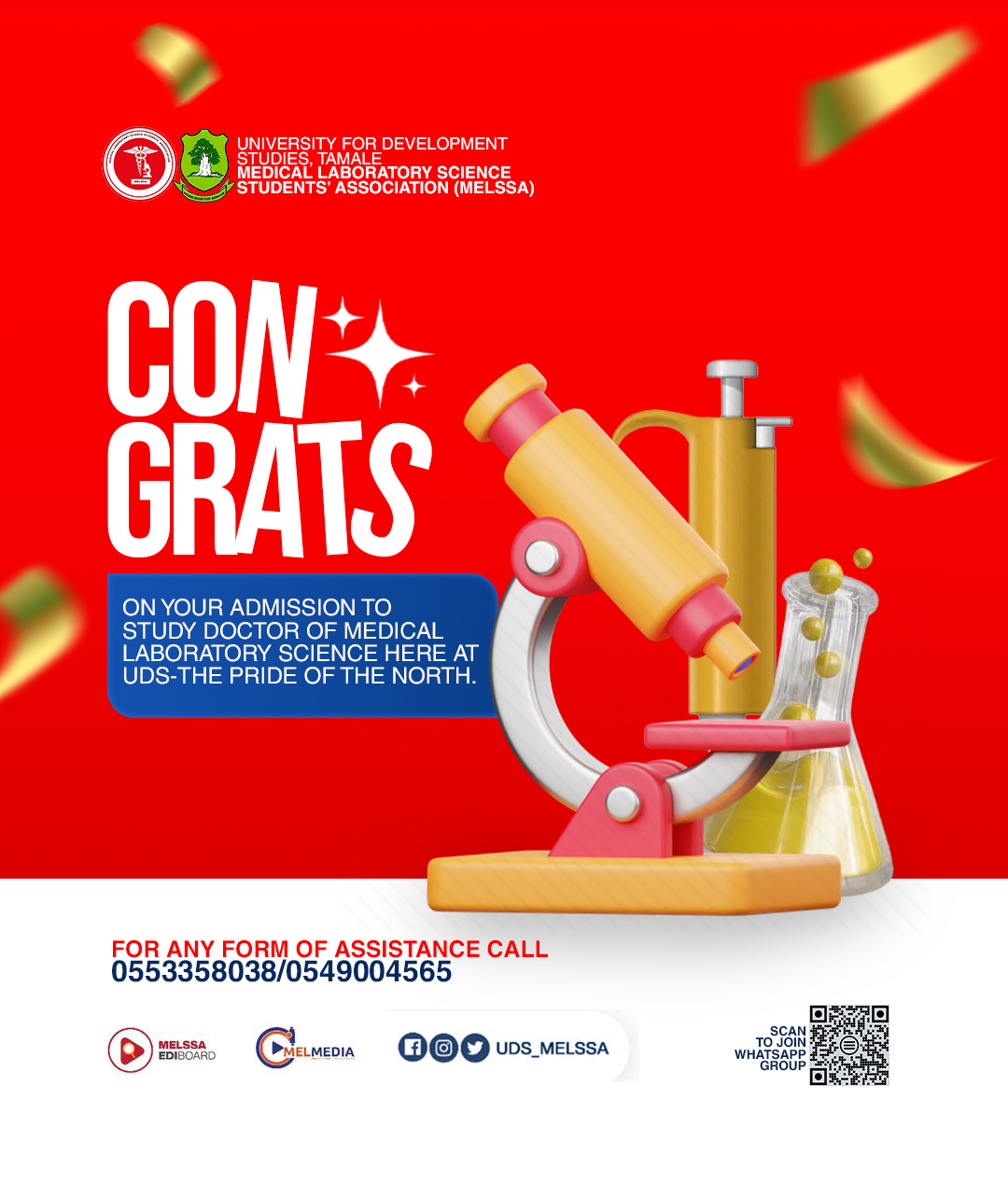 Congratulations campaign poster