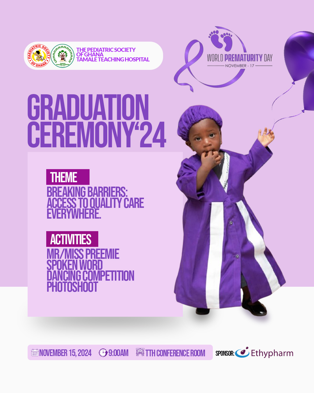 Graduation ceremony poster