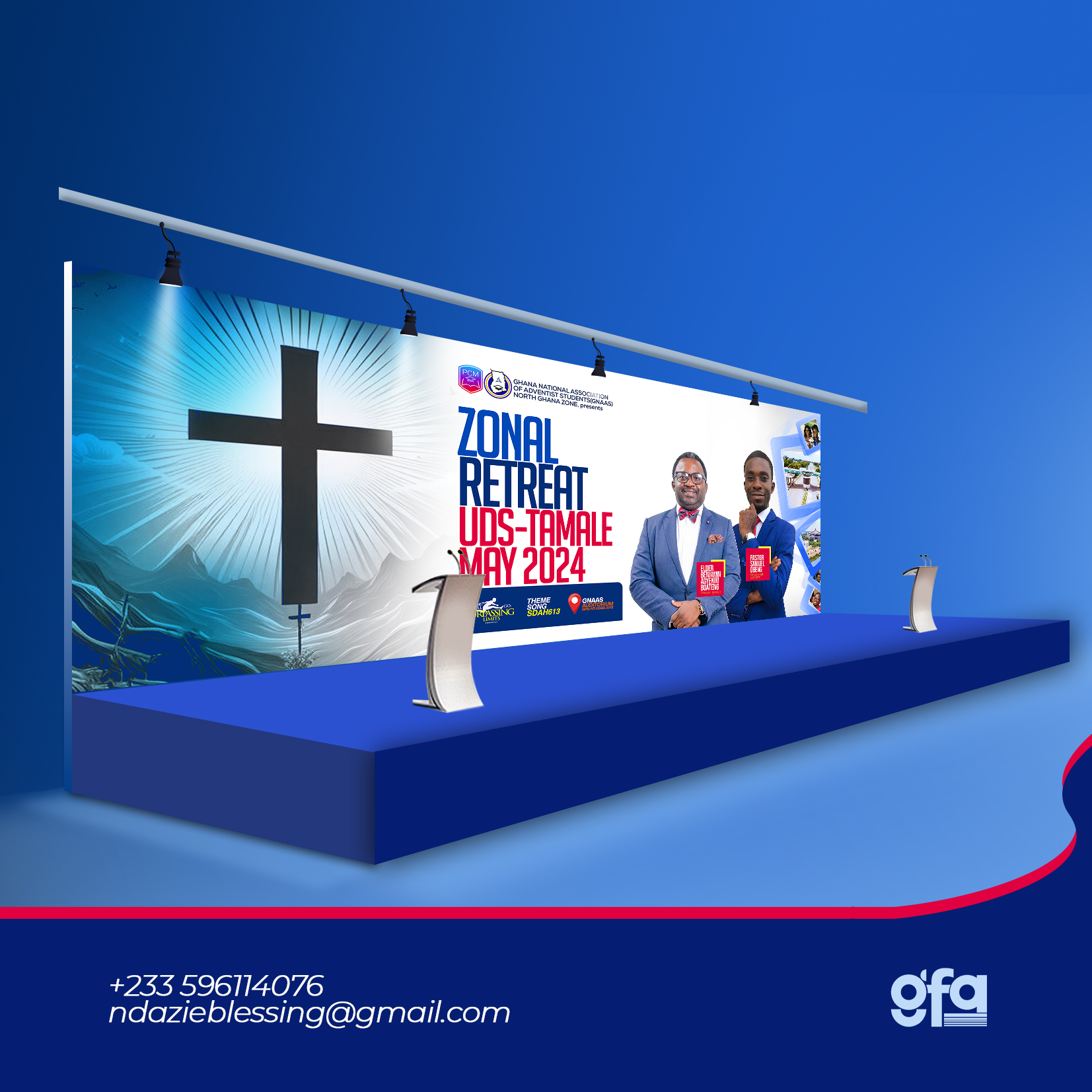 Stage backdrop design