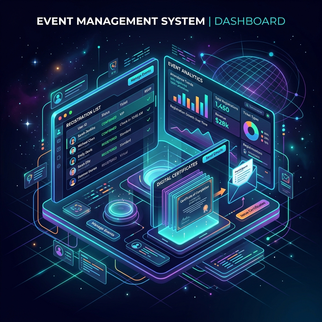 Event Management System showcase